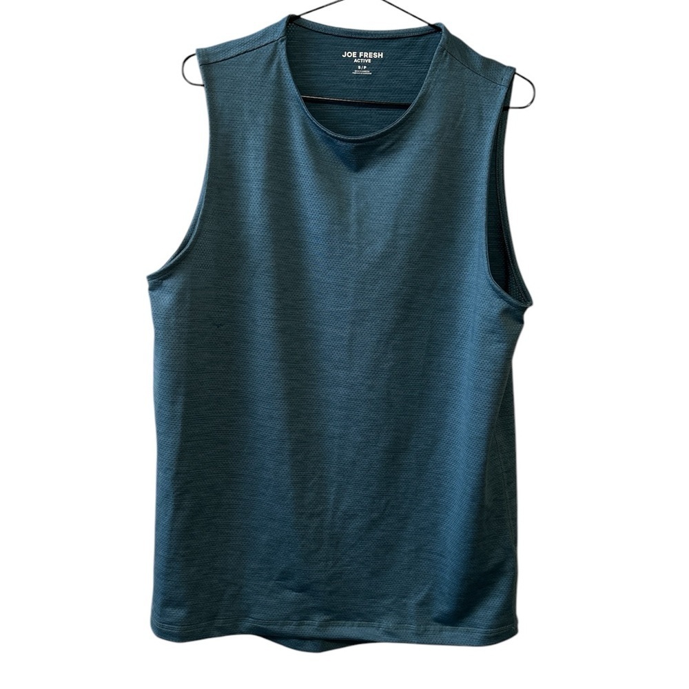 3 For $15| Joe Fresh Active Men's Teal Sleeveless Shirt